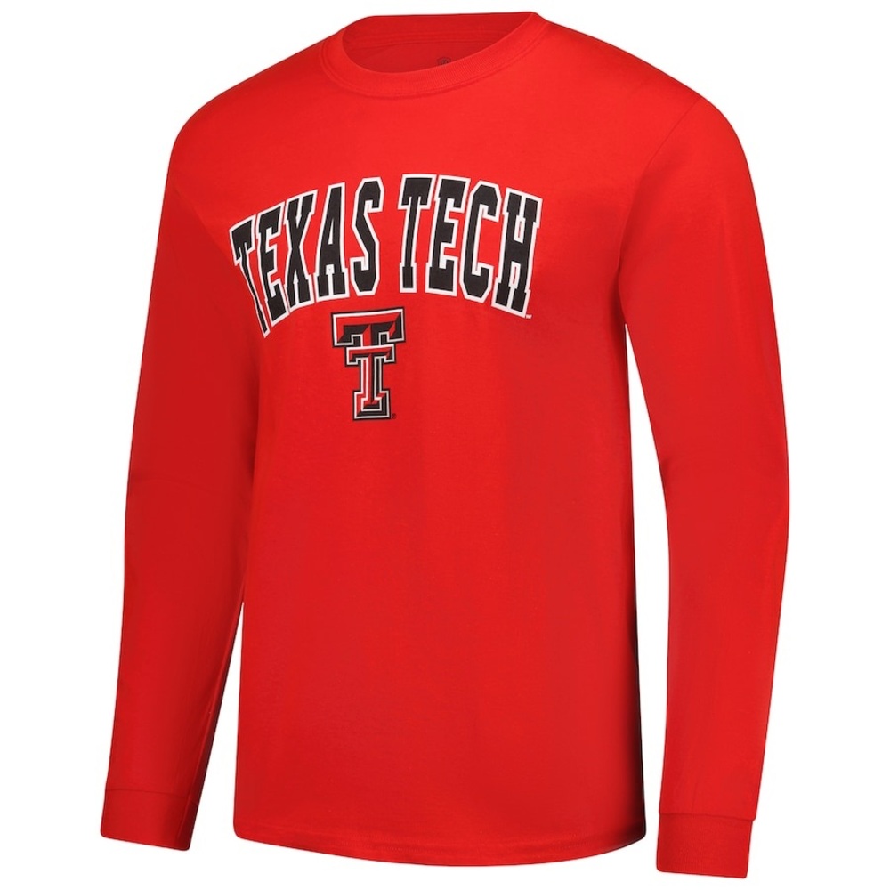 Top of the World Red Long Sleeve Tee